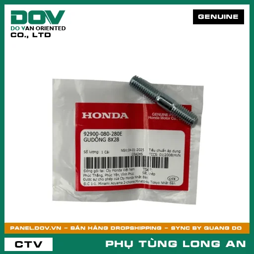 GUDÔNG 8X28 HONDA FUTURE 125, FUTURE NEO, MSX 125, SUPER CUB C125 — 92900080280E