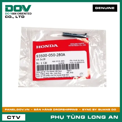 VÍT 5X28 HONDA SUPER DREAM — 93500050280A