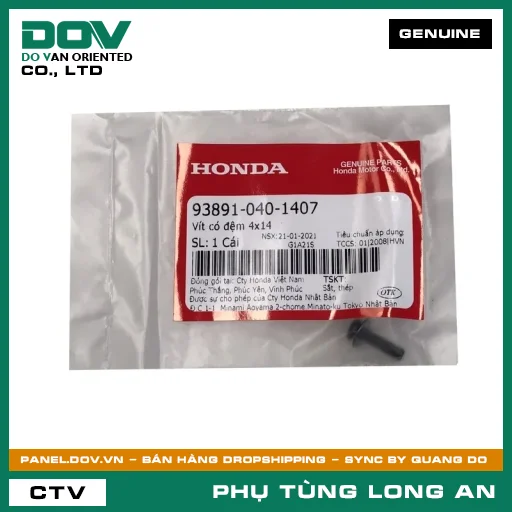 VÍT CÓ ĐỆM 4X14 HONDA WINNER 150 — 938910401407