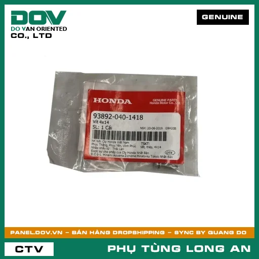 VÍT 4X14 HONDA FUTURE NEO, WAVE ALPHA — 938920401418