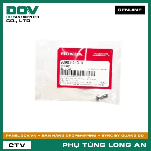 VÍT 5X10 HONDA AIR BLADE 110, SH 125/150, WAVE ALPHA — 9390124310