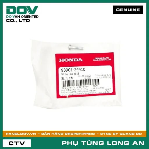 VÍT TỰ REN 4X16 HONDA SUPER DREAM — 9390124410