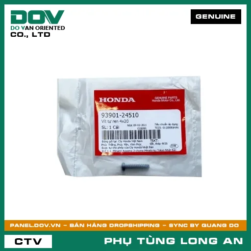 VÍT TỰ REN 4X20 HONDA WAVE ALPHA — 9390124510
