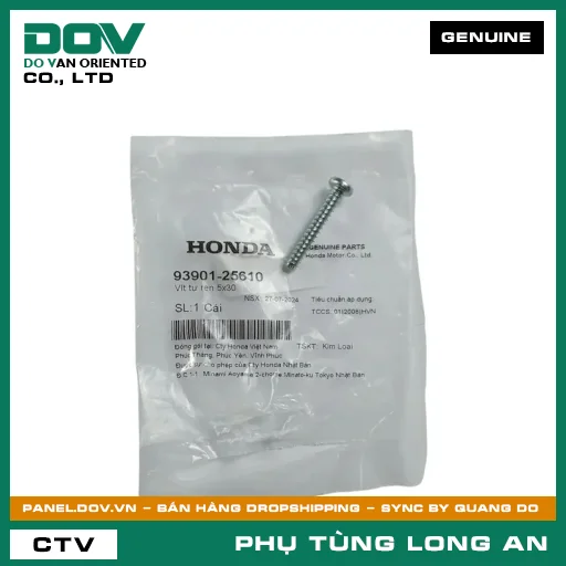VÍT TỰ REN 5X30 HONDA SUPER DREAM — 9390125610