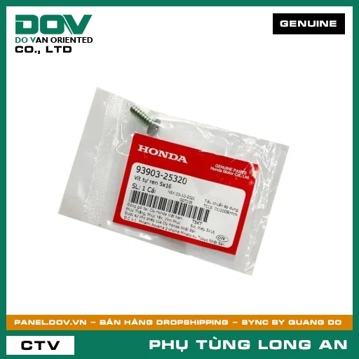 VÍT TỰ REN 5X16 HONDA PCX, PCX 125, PCX 160, SH MODE — 9390325320