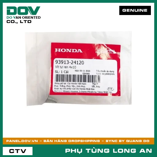 VÍT TỰ REN 4X10 HONDA SUPER DREAM — 9391324120