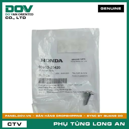 VÍT TỰ REN 5X16 HONDA SUPER DREAM — 9391325420