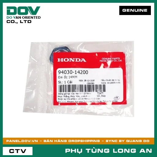 ĐAI ỐC 14MM HONDA AIR BLADE 110, AIR BLADE 125, AIR BLADE 125/150, AIR BLADE 125/160, CLICK 110, LEAD 110, LEAD 125, PCX, PCX 125, PCX 125/150, PCX 160, SH 125/150, SH 125/160, SH MODE, VARIO 160, VISION 110 — 9403014200