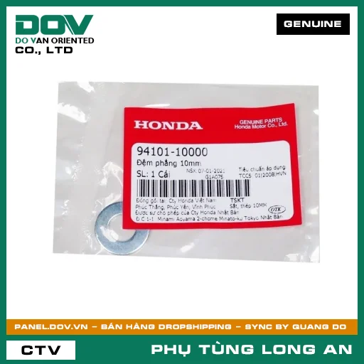 ĐỆM PHẲNG 10MM HONDA AIR BLADE 125, AIR BLADE 125/150, AIR BLADE 125/160, BLADE 110, CBR150R, DREAM 110, FUTURE 125, FUTURE NEO, MSX 125, PCX, PCX 125, PCX 125/150, PCX 160, SH 125/150, SH 125/160, SH MODE, SUPER DREAM, VARIO 160, VISION 110, WAVE 100, WAVE ALPHA, WAVE ALPHA 110, WAVE RSX 110, WINNER 150, WINNER R, WINNER X — 9410110000