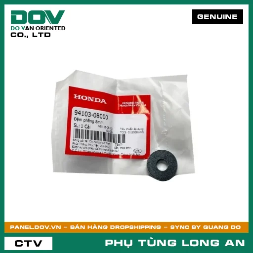 ĐỆM PHẲNG 8MM HONDA BLADE 110, CB300R, CB350 H'NESS, CB500F, CB500X, CBR150R, CBR500R, DREAM 110, FUTURE 125, FUTURE NEO, LEAD 125, NX500, VARIO 160, WAVE 100, WAVE ALPHA, WAVE RSX 110, WINNER 150, WINNER R, WINNER X — 9410308000