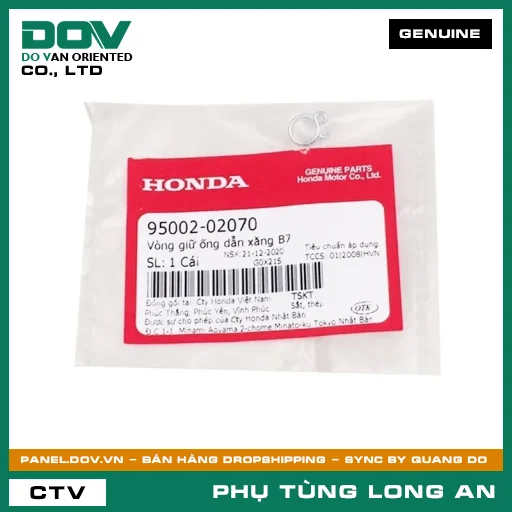 VÒNG GIỮ ỐNG DẪN XĂNG B7 HONDA ADV350, AIR BLADE 110, BLADE 110, CB250 NIGHTHAWK, CB300R, CLICK 110, DREAM 110, FUTURE 125, FUTURE NEO, LEAD 125, PCX, PCX 125, PCX 125/150, PCX 160, SH 125/150, SH 125/160, SH 350, SH MODE, VISION 110, WAVE ALPHA, WAVE ALPHA 110, WAVE RSX 110 — 9500202070