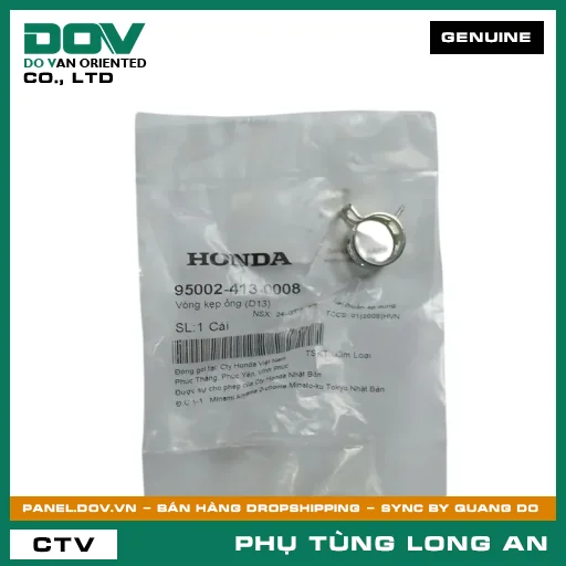 VÒNG KẸP ỐNG (D13) HONDA BLADE 110, DREAM 110, FUTURE 125, FUTURE NEO, MSX 125, SUPER CUB C125, SUPER DREAM, WAVE 100, WAVE ALPHA, WAVE ALPHA 110, WAVE RSX 110 — 950024130008