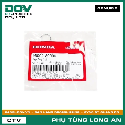 KẸP ỐNG C12 HONDA ADV350, AIR BLADE 110, AIR BLADE 125, AIR BLADE 125/150, AIR BLADE 125/160, BLADE 110, CB150R, CB300R, CBR150R, CLICK 110, DREAM 110, FUTURE 125, FUTURE NEO, LEAD 110, LEAD 125, MSX 125, PCX, PCX 125, PCX 125/150, PCX 160, SH 125/150, SH 125/160, SH 350, SH MODE, SUPER CUB C125, VARIO 160, VISION 110, WAVE 100, WAVE ALPHA, WAVE ALPHA 110, WAVE RSX 110 — 9500280000