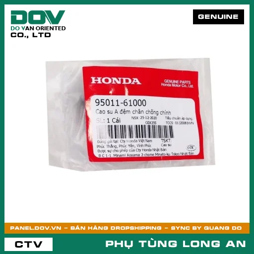 CAO SU A ĐỆM CHÂN CHỐNG CHÍNH HONDA AIR BLADE 110, AIR BLADE 125, CB250 NIGHTHAWK, CLICK 110, VARIO 160, VISION 110 — 9501161000