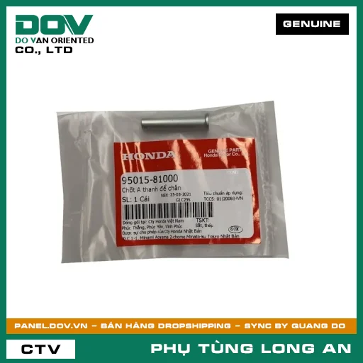CHỐT A THANH ĐỂ CHÂN HONDA ADV350, AIR BLADE 125, AIR BLADE 125/150, AIR BLADE 125/160, CLICK 110, ICON E, LEAD 110, LEAD 125, PCX, PCX 125, SH 125/150, SUPER CUB C125, VARIO 160, VISION 110 — 9501581000