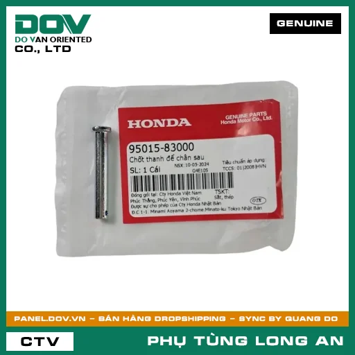 CHỐT THANH ĐỂ CHÂN SAU HONDA AIR BLADE 110, CBR150R, FUTURE NEO, MSX 125, SUPER DREAM, WAVE 100, WAVE ALPHA, WINNER 150, WINNER R, WINNER X — 9501583000