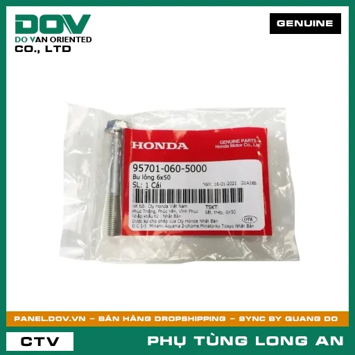 BU LÔNG 6X50 HONDA CB1000R, CB650R, CBR650R, SH 125/150, VISION 110 — 957010605000