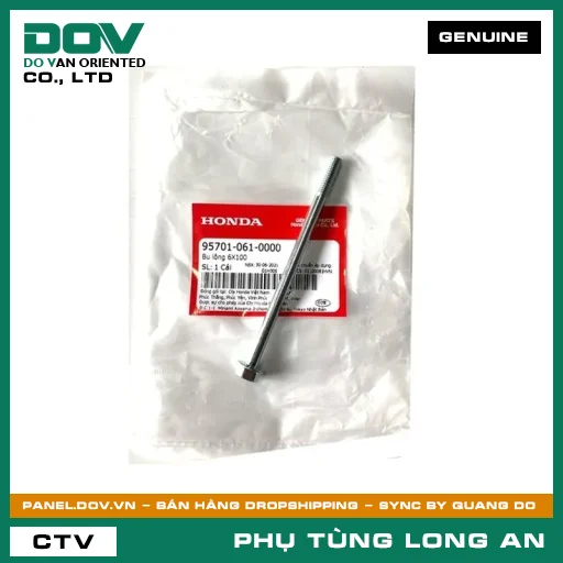 BU LÔNG 6X100 HONDA AIR BLADE 110, CLICK 110, LEAD 110, SH 125/150, VISION 110 — 957010610000