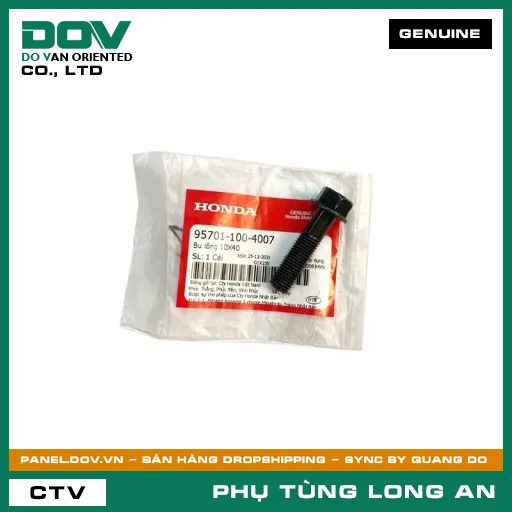 BU LÔNG 10X40 HONDA CLICK 110, SH 125/150, VISION 110 — 957011004007
