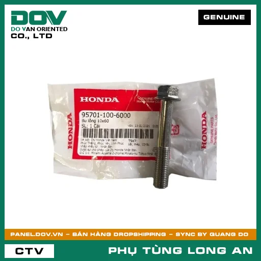 BU LÔNG 10X60 HONDA CB250 NIGHTHAWK, SH 125/150 — 957011006000