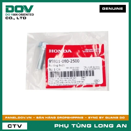 BU LÔNG 8X25 HONDA SH MODE — 958010802500
