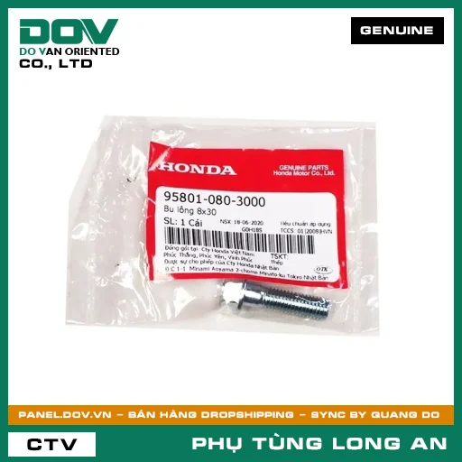 BU LÔNG 8X30 HONDA PCX 160, SH 125/150, SH 125/160 — 958010803000