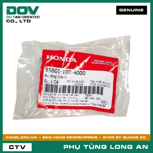 BU LÔNG 10X40 HONDA LEAD 125, SH 125/150, SH 125/160, SH 350, SH MODE — 958011004000
