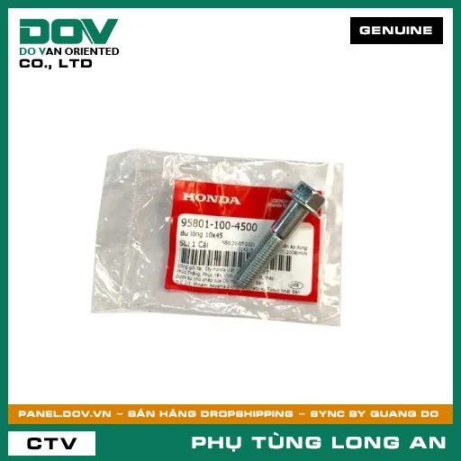 BU LÔNG 10X45 HONDA BLADE 110, CLICK 110, DREAM 110, FUTURE 125, FUTURE NEO, LEAD 110, SUPER DREAM, WAVE 100, WAVE ALPHA, WAVE ALPHA 110, WAVE RSX 110, WINNER R — 958011004500