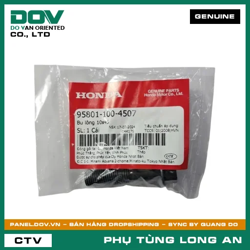 BU LÔNG 10X45 HONDA SH 350, WINNER 150, WINNER X — 958011004507