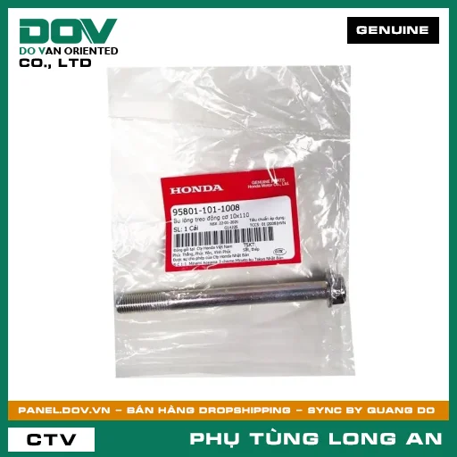 BU LÔNG TREO ĐỘNG CƠ 10X110 HONDA BLADE 110, DREAM 110, FUTURE 125, FUTURE NEO, MSX 125, SUPER CUB C125, WAVE ALPHA 110, WAVE RSX 110 — 958011011008