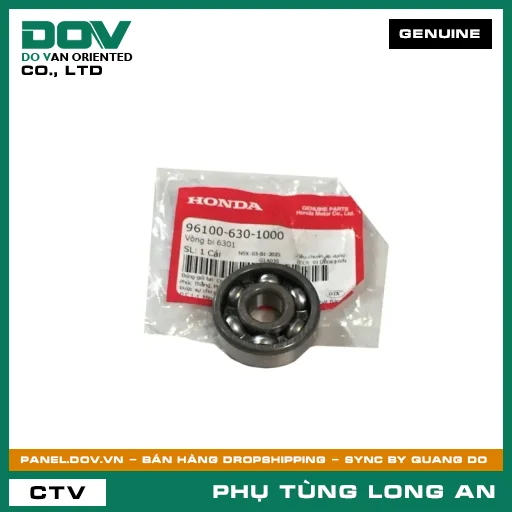 VÒNG BI 6301 HONDA AIR BLADE 110, CLICK 110, VISION 110 — 961006301000