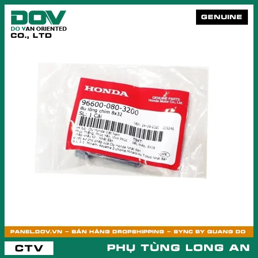 BU LÔNG CHÌM 8X32 HONDA PCX, PCX 125, PCX 125/150, REBEL 1100 — 966000803200