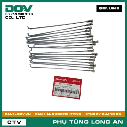BỘ NAN HOA12X158,5(TRONG) HONDA — 9717221157F0SS