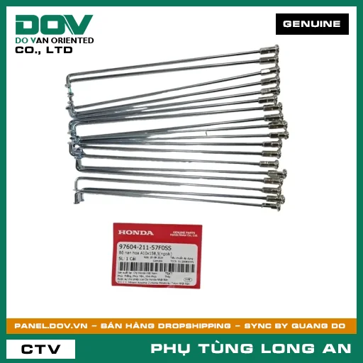 BỘ NAN HOA A10X158,5(NGOÀI) HONDA — 9760421157F0SS