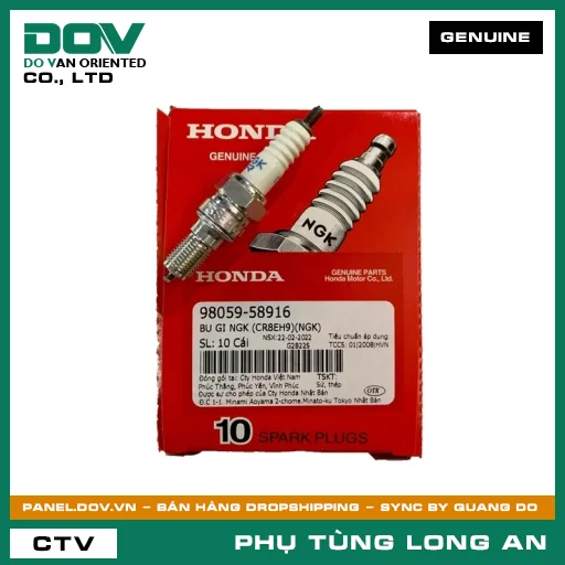 BU GI NGK (CR8EH9)(NGK) HONDA AIR BLADE 110, SH 125/150 — 9805958916