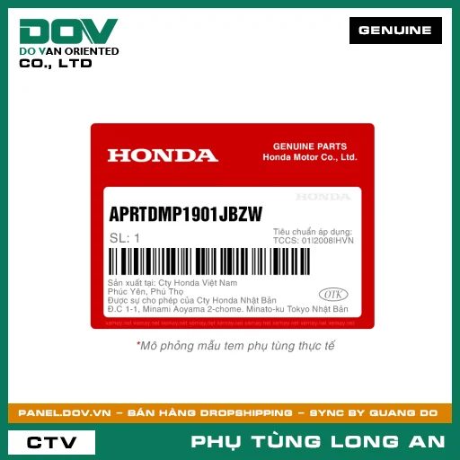 ÁO POLO NAM HONDA RACE TO DREAM (XXL) HONDA  — APRTDMP1901JBZW
