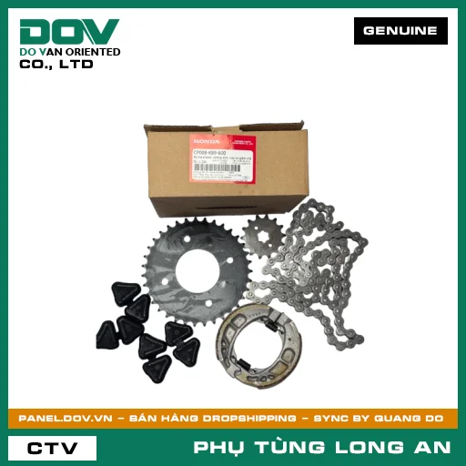 BỘ BỐ THẮNG-NHÔNG XÍCH-CAO SU GIẢM CHẤN HONDA — CP008K89600