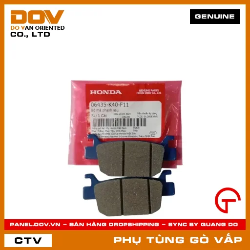 BỘ BỐ THẮNG SAU MÃ PHỤ TÙNG 06435K40F11 — 06435K40F11