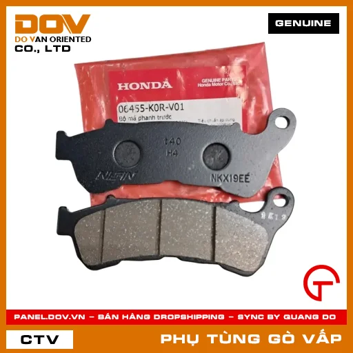 BỘ BỐ THẮNG TRƯỚC MÃ PHỤ TÙNG 06455K0RV01 — 06455K0RV01