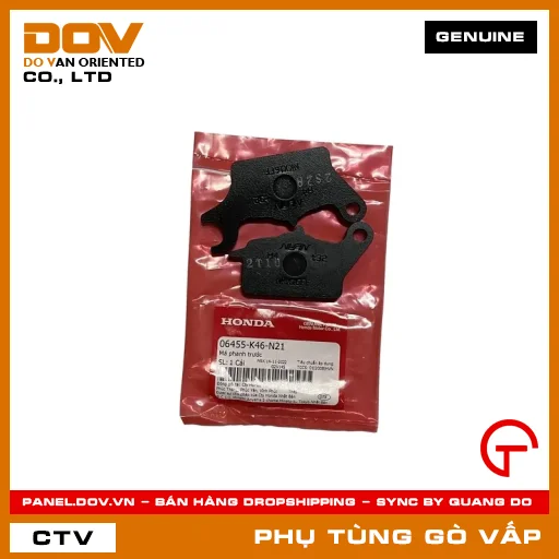 BỐ THẮNG TRƯỚC MÃ PHỤ TÙNG 06455K46N21 — 06455K46N21