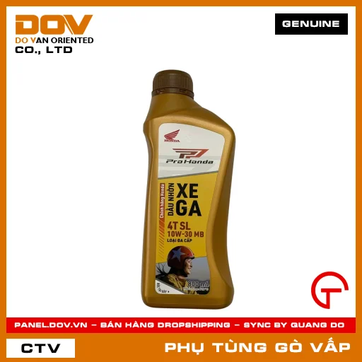 DẦU SL ĐỘNG CƠ XE GA SL-MB 10W-30 0.8L MÃ PHỤ TÙNG 082322MBK8LV1 — 082322MBK8LV1