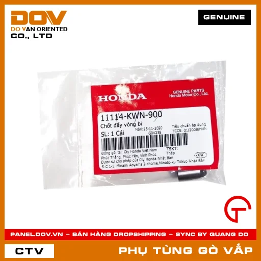 CHỐT ĐẨY VÒNG BI MÃ PHỤ TÙNG 11114KWN900 — 11114KWN900