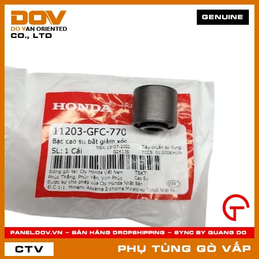 BẠC CAO SU BẮT PHUỘC - THỤT MÃ PHỤ TÙNG 11203GFC770 — 11203GFC770