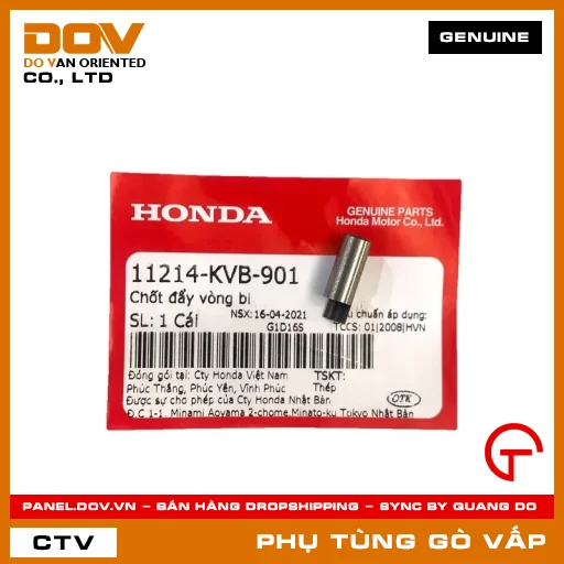CHỐT ĐẨY VÒNG BI MÃ PHỤ TÙNG 11214KVB901 — 11214KVB901