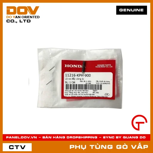 LÒ XO ĐẨY VÒNG BI MÃ PHỤ TÙNG 11216KPH900 — 11216KPH900