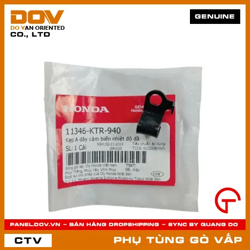 KẸP A DÂY CẢM BIẾN NHIỆT ĐỘ DẦU MÃ PHỤ TÙNG 11346KTR940 — 11346KTR940