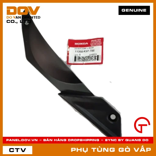 NẮP MÁY TRÁI SAU MÃ PHỤ TÙNG 11350K97T00 — 11350K97T00
