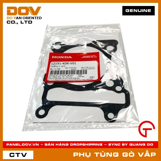 GIOĂNG (RON) XI LANH MÃ PHỤ TÙNG 12191K0RV01 — 12191K0RV01