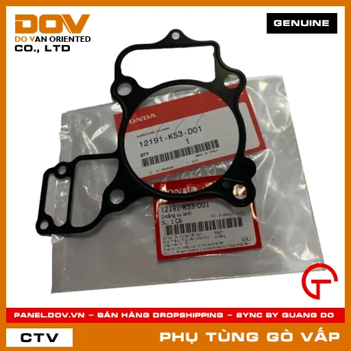 GIOĂNG (RON) XY LANH MÃ PHỤ TÙNG 12191K53D01 — 12191K53D01
