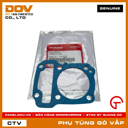GIOĂNG (RON) XY LANH MÃ PHỤ TÙNG 12191K58TC0 — 12191K58TC0